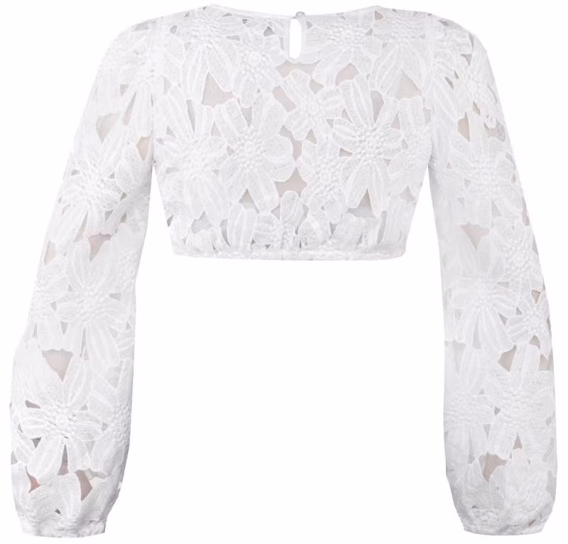 MarJo" Chamerau " Dirndl blus , off white