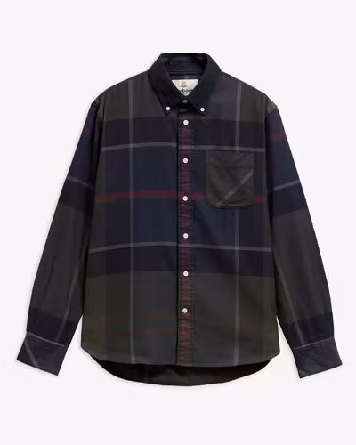 Barbour "Dunoon Tartan Authentic -fit LS Shirt " , Shadow classic