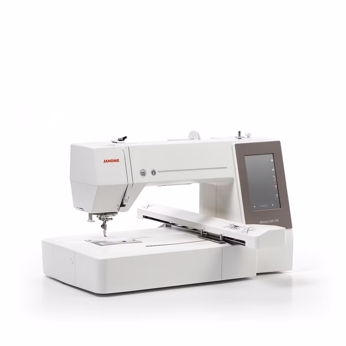 Janome Memory Craft 550E – Broderimaskin Demo ex.