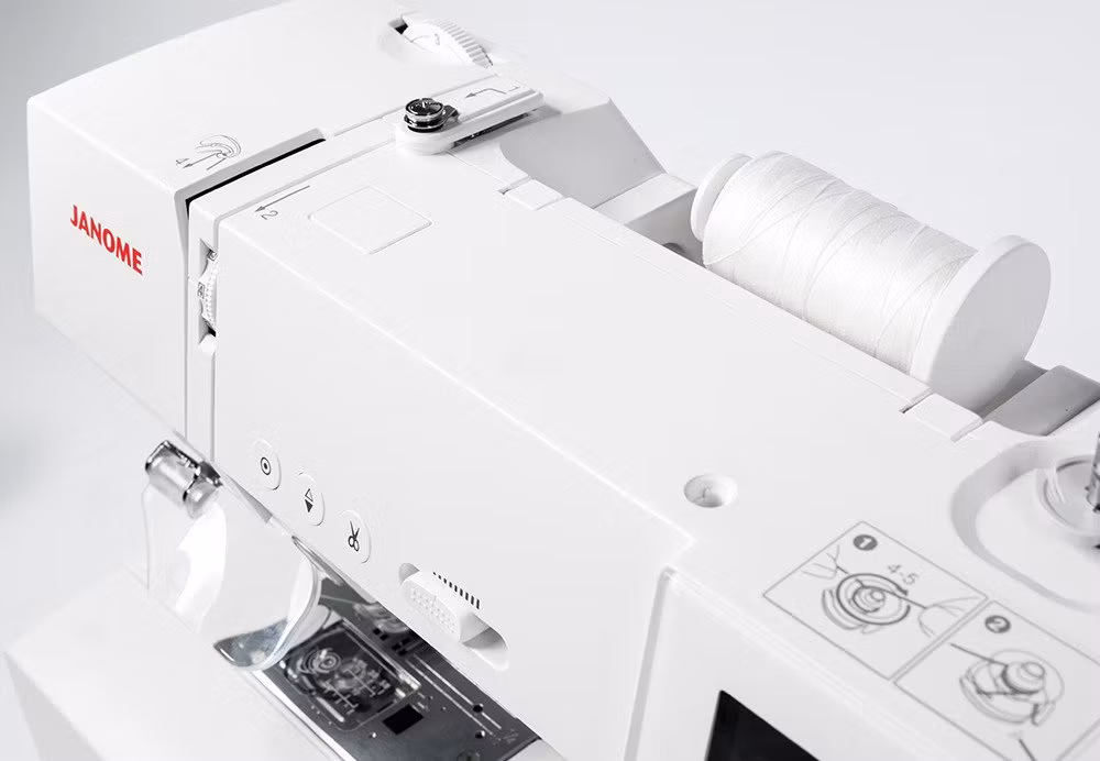Janome Embla + extra pressarfötter Demoex