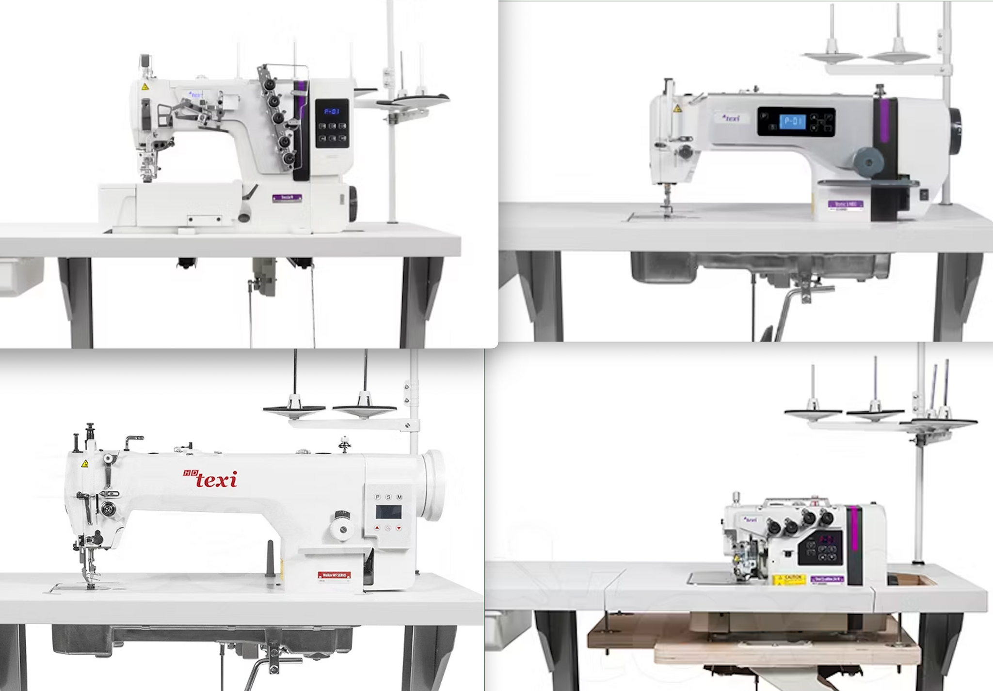 Paketpris 4 st Industrisymaskiner TEXI