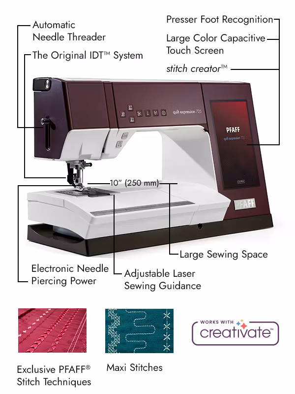 Pfaff expression™ 725