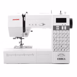 Janome Embla + extra pressarfötter