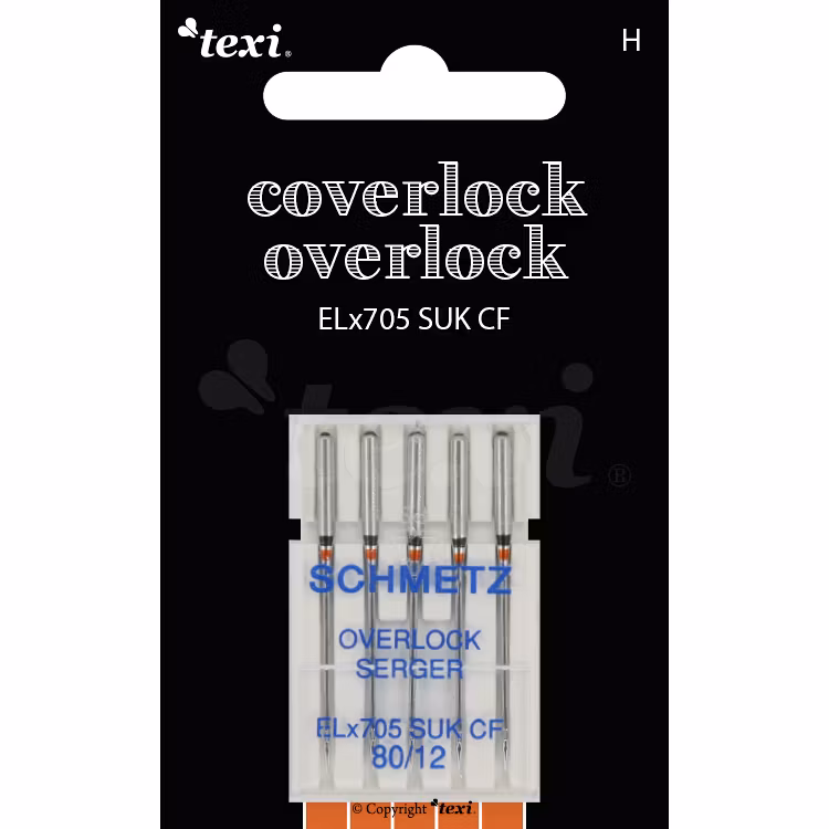 Coverlock/overlock Nålar - 5-pack