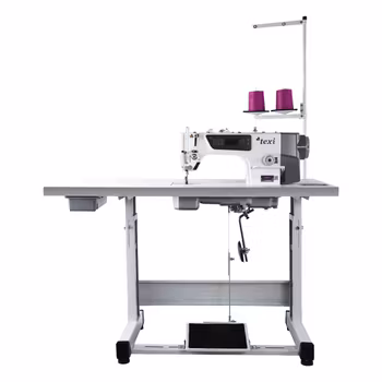 TEXI TRONIC 5F – Automatisk 1-nåls raksömsmaskin för lätta och medeltjocka material