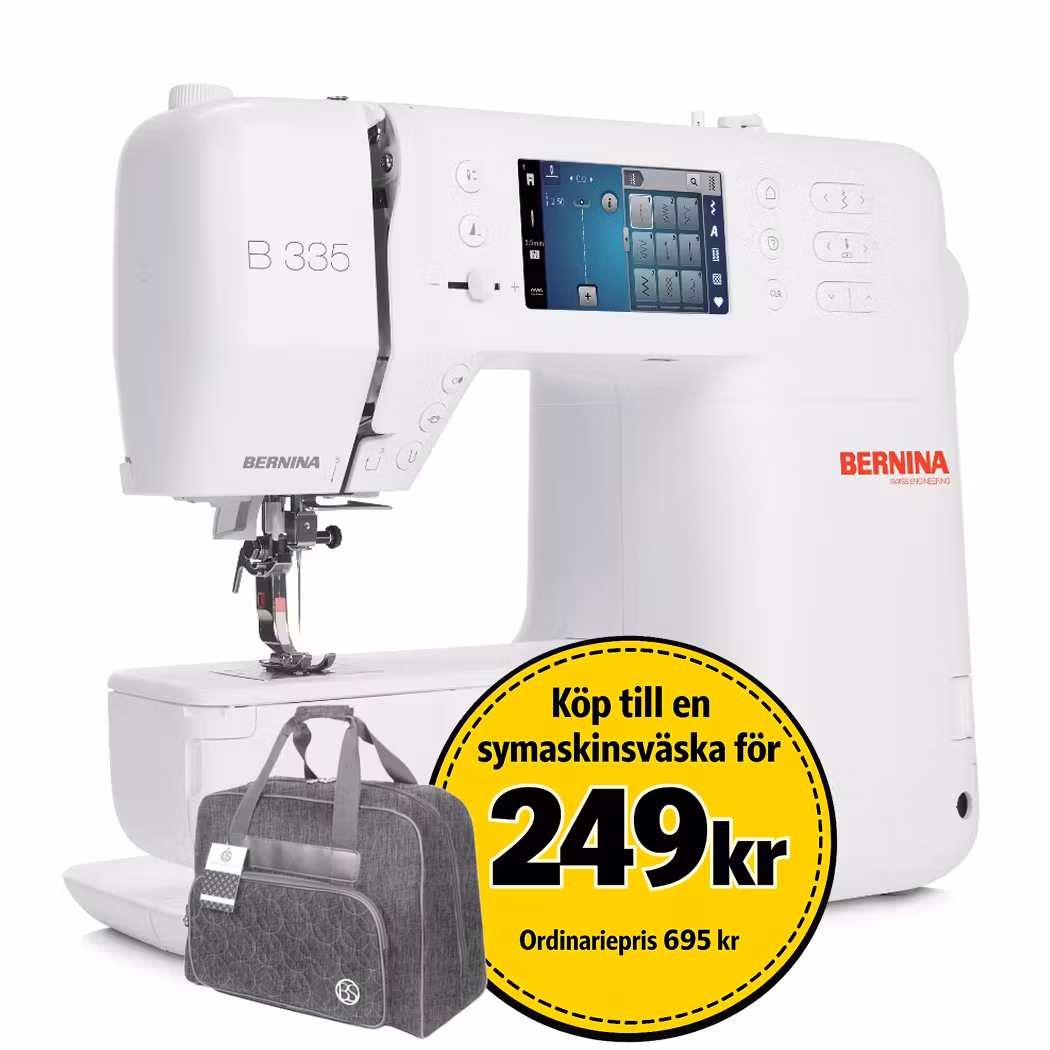 BERNINA 335 Gen. 2 – Modern symaskin med pekskärm och hög prestanda