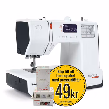 Bernette B38 - Datoriserad Symaskin – 394 Sömmar och Funktioner