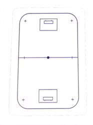Taktiktavla  Whiteboard för Innebandy (1-pack)