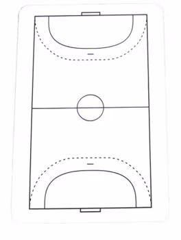 Taktiktavla Whiteboard för Handboll (1-pack)