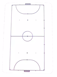 Taktiktavla  Whiteboard för Futsal (1-pack)
