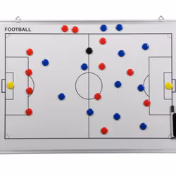 Taktiktavla  Whiteboard 60 x 45 cm Fotboll