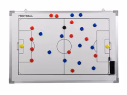 Taktiktavla Whiteboard 45 x 30 cm Fotboll