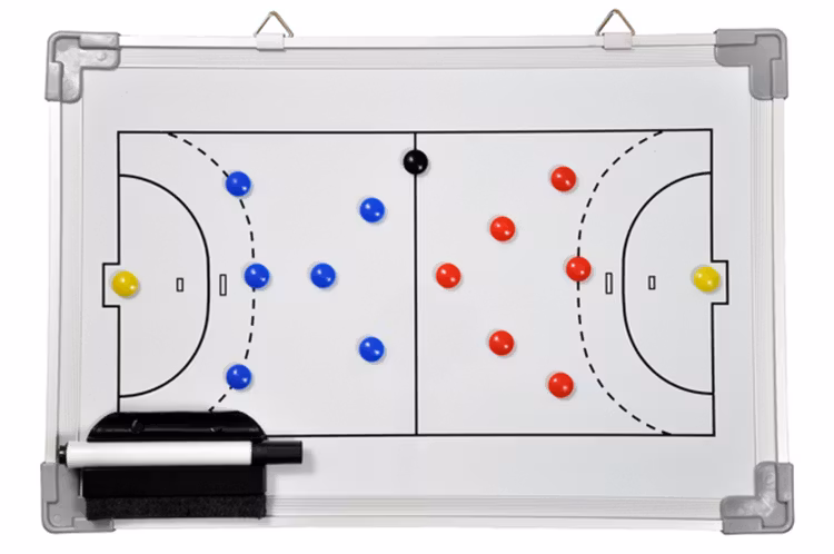 Taktiktavla  Whiteboard Handboll 45 cm x 30 cm