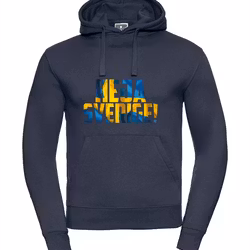 Heja Sverige - Hoodie Herr marinblå