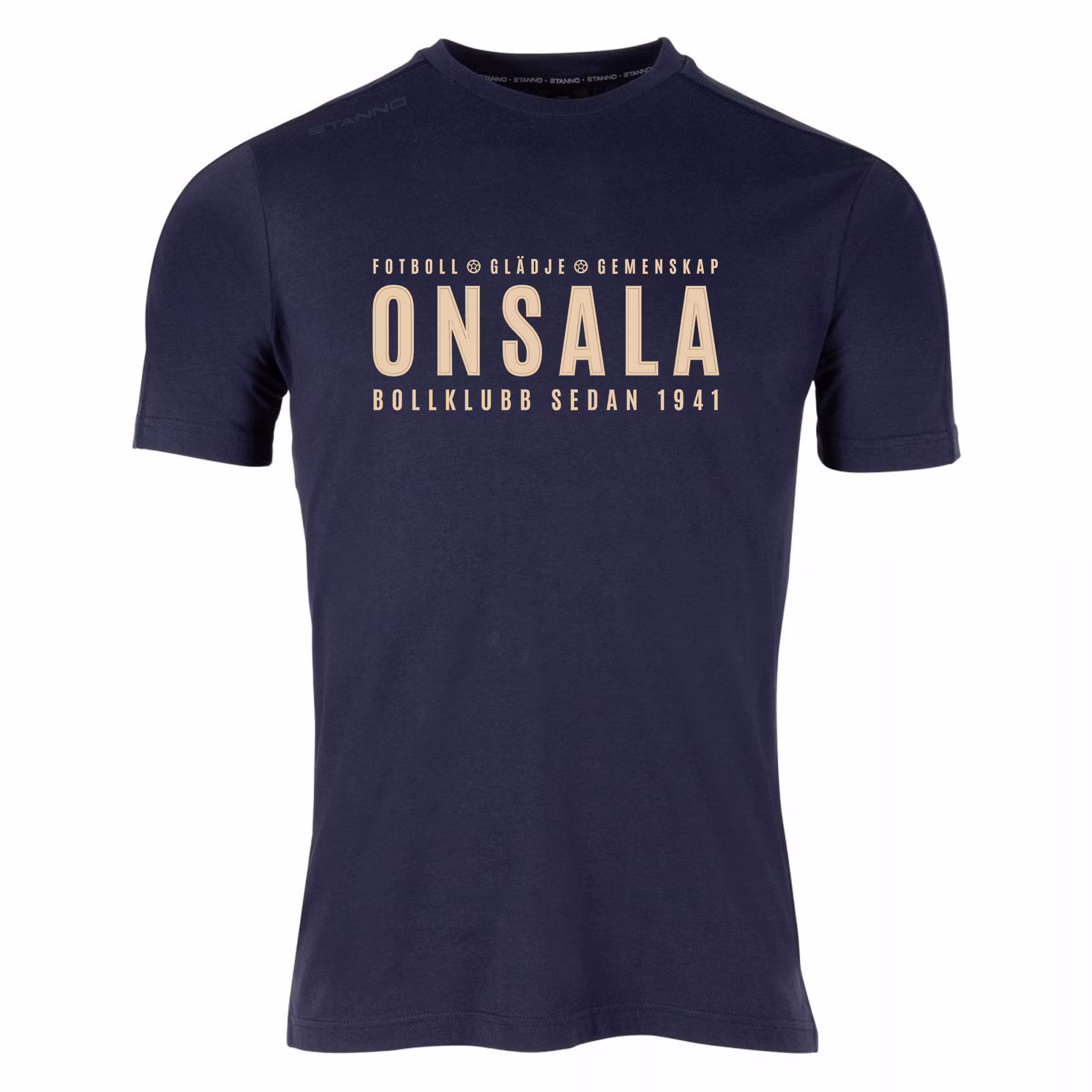 OBK T-shirt Marin Med Guldtryck Herr/Barn