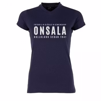OBK T-shirt Marin Med Vitt Tryck Dam