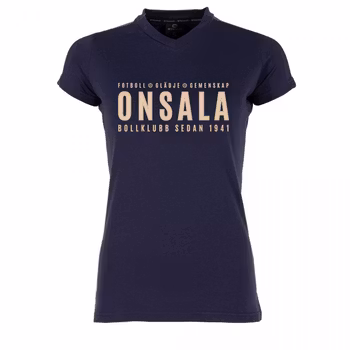 OBK T-shirt Marin Med Guldtryck Dam