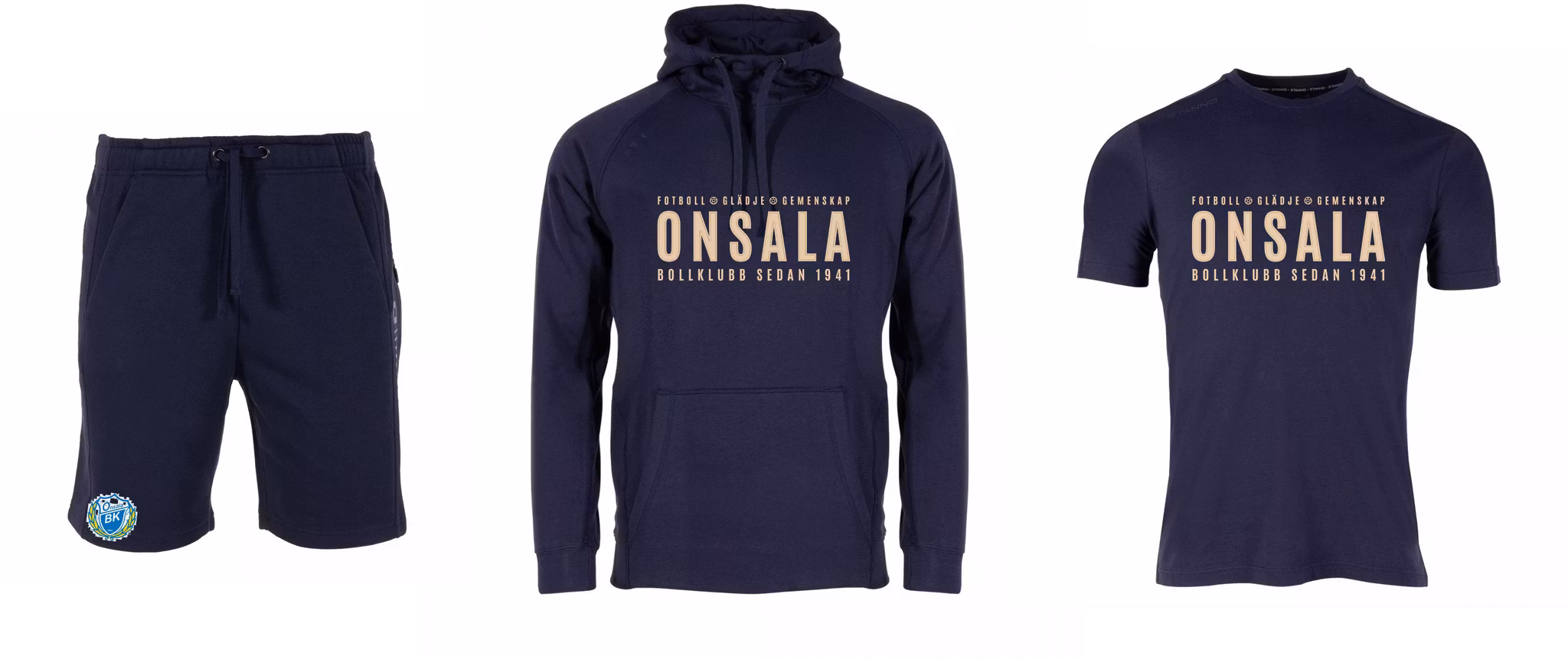 OBK Mjukispaket Marint Med Guldtryck Herr/Unisex