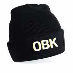 OBK Mössa Med Tygpanel och logga med reflex