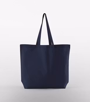 Stor Marinblå Tygkasse med klubblogga