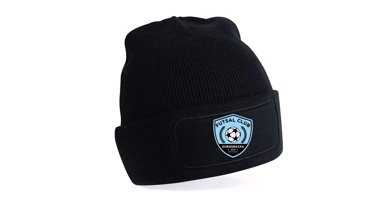 Futsal Club Kungsbacka Stickad mössa med badge