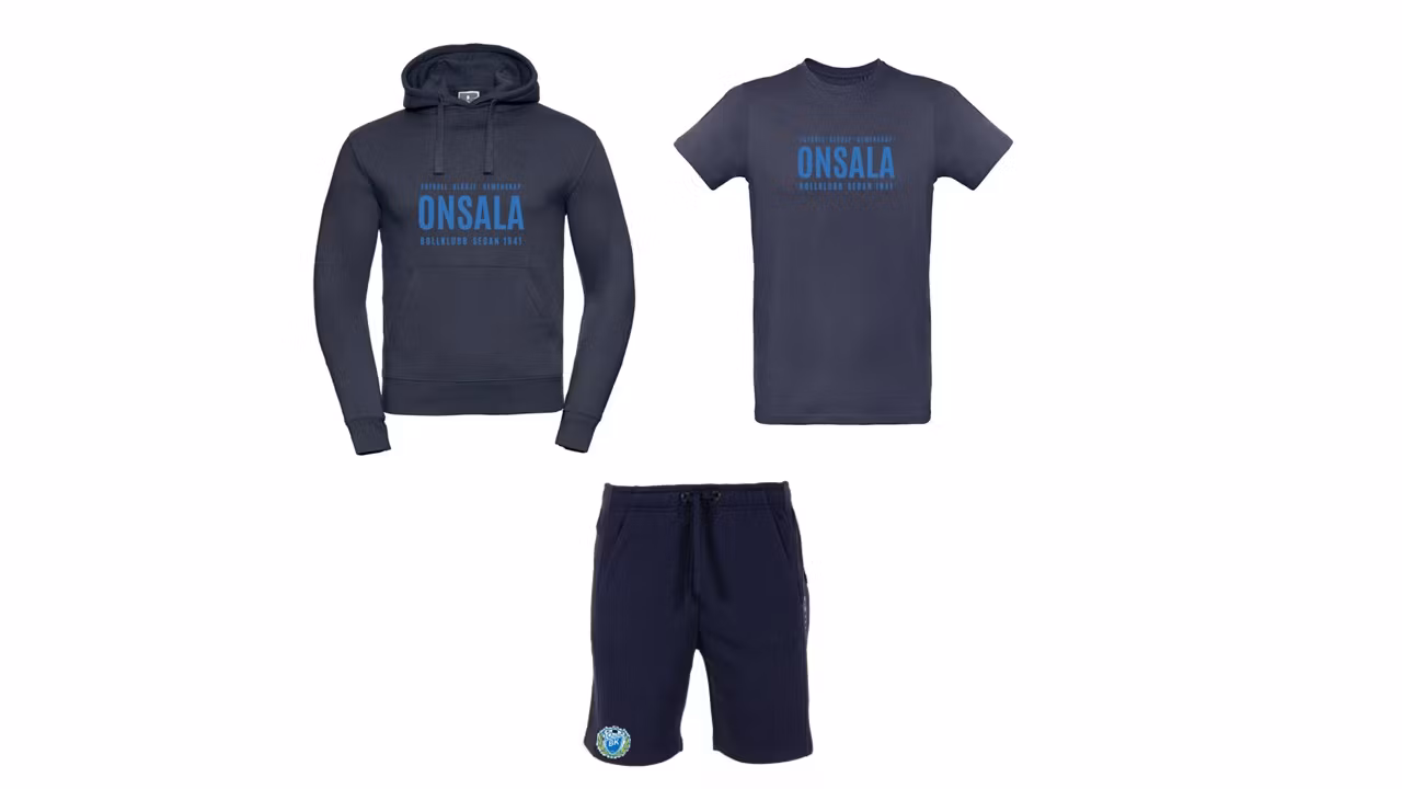 OBK Mjukispaket Marint Med Blått Tryck Herr/Unisex