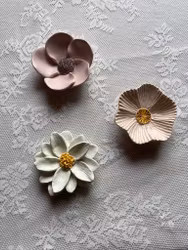 Dekor blomma rosa slät