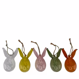 Hängande kanin påskägg L GRÖN