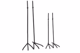 Lökfot i svart metall 2-pack