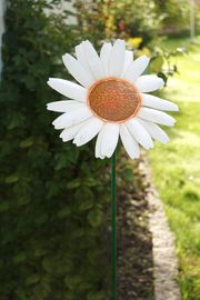 Trädgårdsdekoration stick prästkrage