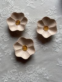 Dekor blomma rosa randig