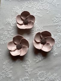 Dekor blomma rosa slät