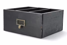 Trälåda Marc svart