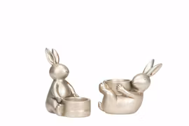 Ljushållare Kanin Champagne sittande