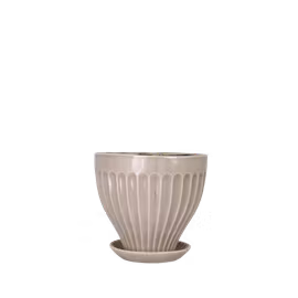 Kruka Anna 17 cm beige