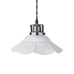 Taklampa Frida antik vit