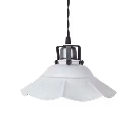 Taklampa Frida antik vit