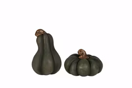 Dekoration Pumpa Mini rund grön