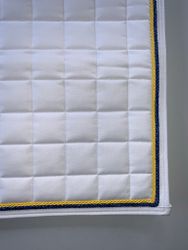 Mias RS Dressyrschabrak - Vit/blå/gul SWEDEN