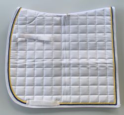 Mias RS Dressyrschabrak - Vit/blå/gul SWEDEN
