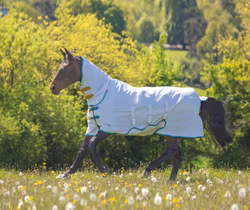 Shires Tempest Eksem- och Flugtäcke - Vit