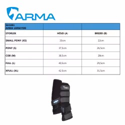 Arma Deluxe Lerskydd, Svart