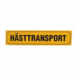 V-PLAST Hästtransportskylt
