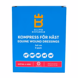 Eclipse Biofarmab Kompress för häst 5x5 cm 5-pack