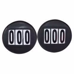 HS Nummerlapp Veganläder 2-pack