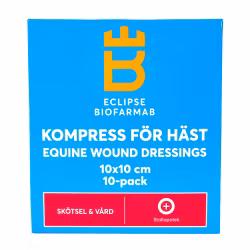 Eclipse Biofarmab Kompress för djur 10x10 cm 10-pack