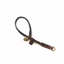 DIGBY & FOX Flätad ögla (halsband), Brown