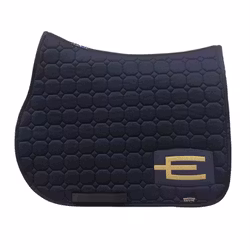 Equiline Hoppschabrak med E-logga Marin/Guld