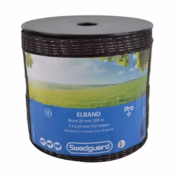 SWEDGUARD Elband Pro+ 20 mm brun 200 m 5x0,25