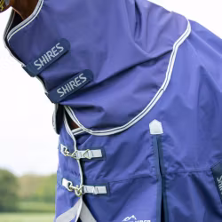 Shires Highlander 0g Täcke & Hals Set Navy